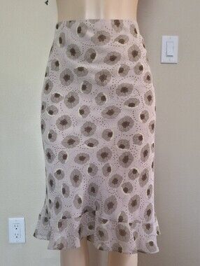 Floral Midi Skirt Size XL